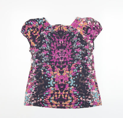 Womens UK Size 14 Monsoon Multicoloured Basic T-Shirt