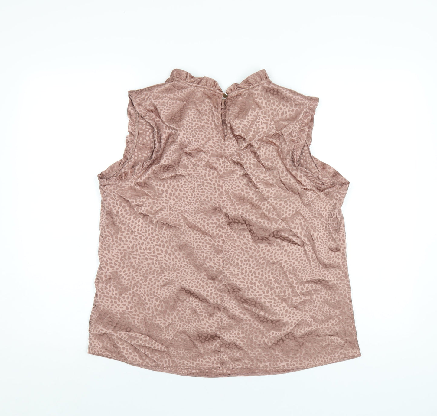 Womens UK Size 14 Dorothy Perkins Pink Basic T-Shirt