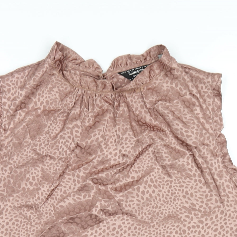 Womens UK Size 14 Dorothy Perkins Pink Basic T-Shirt