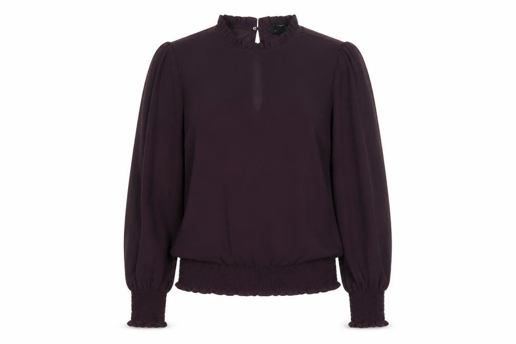 Womens UK Size 8 New Look Purple Basic Blouse