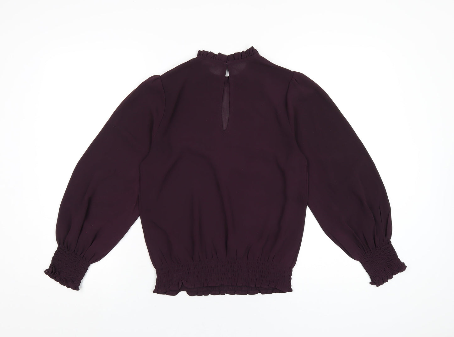 Womens UK Size 8 New Look Purple Basic Blouse