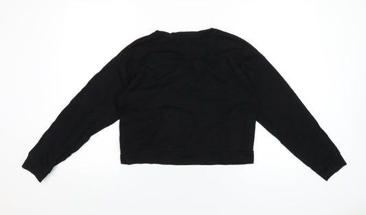 Womens UK Size 10 Jack Wills Black Pullover Sweatshirt