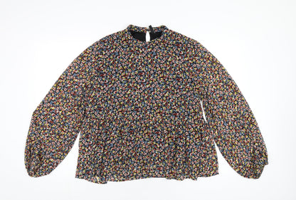 Womens UK Size L Pieces Multicoloured Basic Blouse