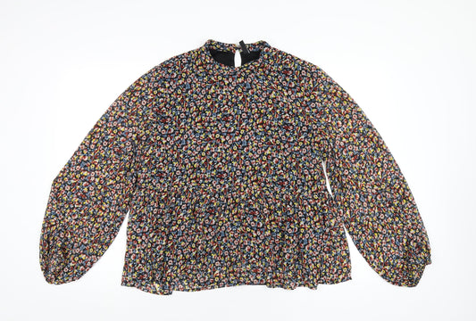 Womens UK Size L Pieces Multicoloured Basic Blouse