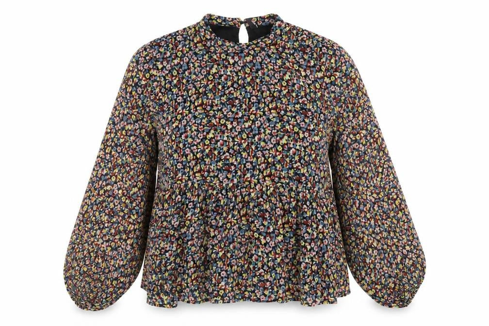 Womens UK Size L Pieces Multicoloured Basic Blouse