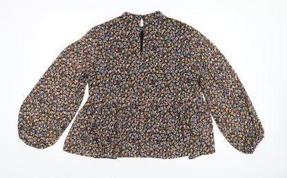 Womens UK Size L Pieces Multicoloured Basic Blouse