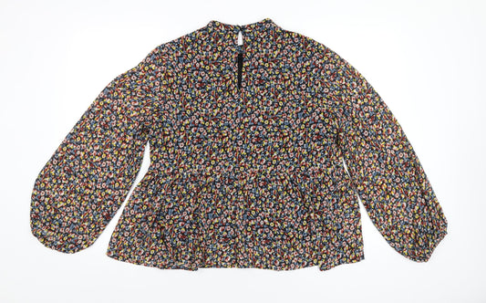 Womens UK Size L Pieces Multicoloured Basic Blouse