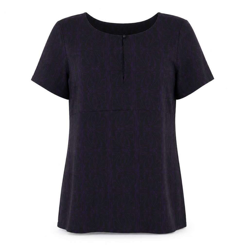 Womens UK Size 16 John Richmond Purple Basic T-Shirt