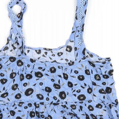 Womens UK Size 16 NEXT Blue Basic Tank