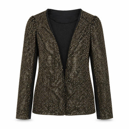 Womens UK Size 12 Boohoo Gold Jacket