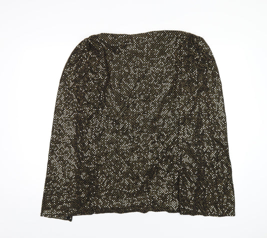 Boohoo Womens Gold Jacket Size 12