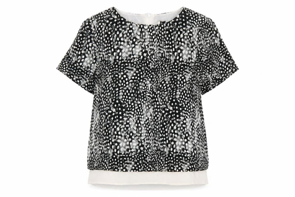 Womens UK Size 12 Topshop Black Basic T-Shirt