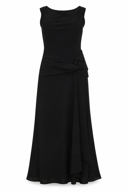 Debenhams Womens Black Polyester Maxi Size 10 Cowl Neck Pullover