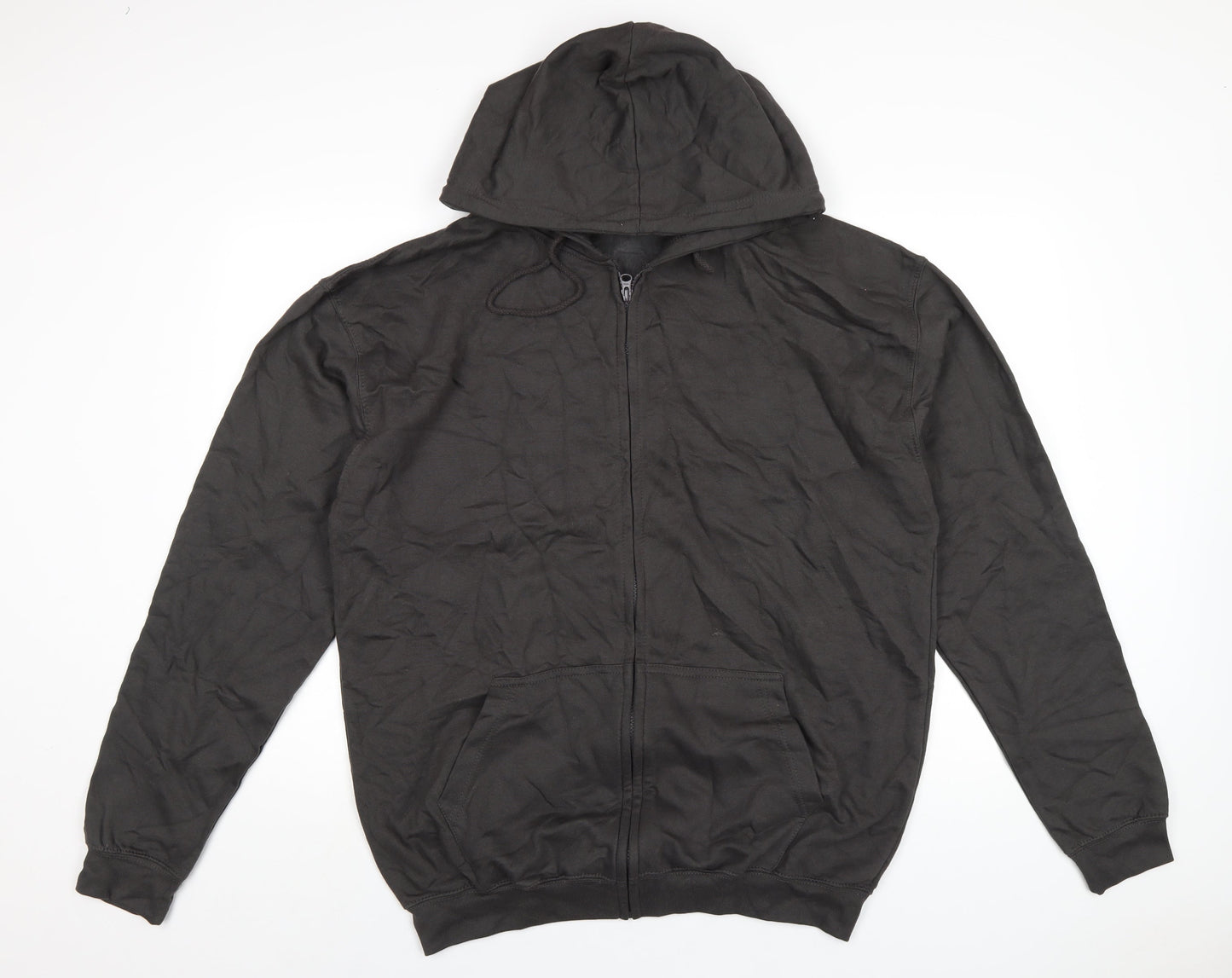 Gaffer Jeans Mens Grey Cotton Full Zip Hoodie Size XL