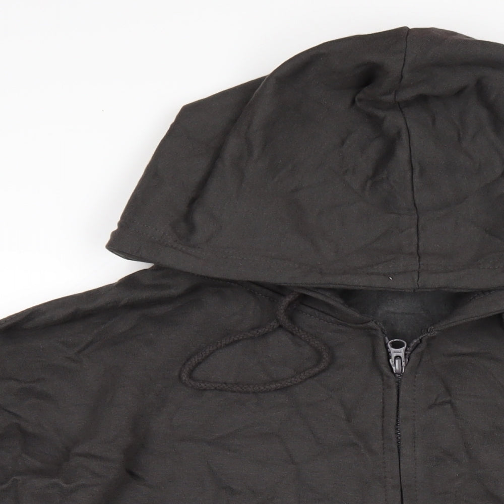 Gaffer Jeans Mens Grey Cotton Full Zip Hoodie Size XL