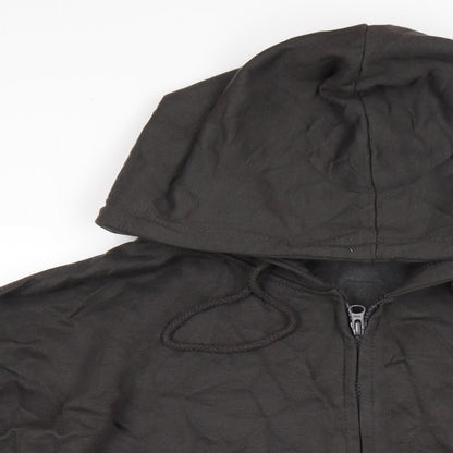 Gaffer Jeans Mens Grey Cotton Full Zip Hoodie Size XL
