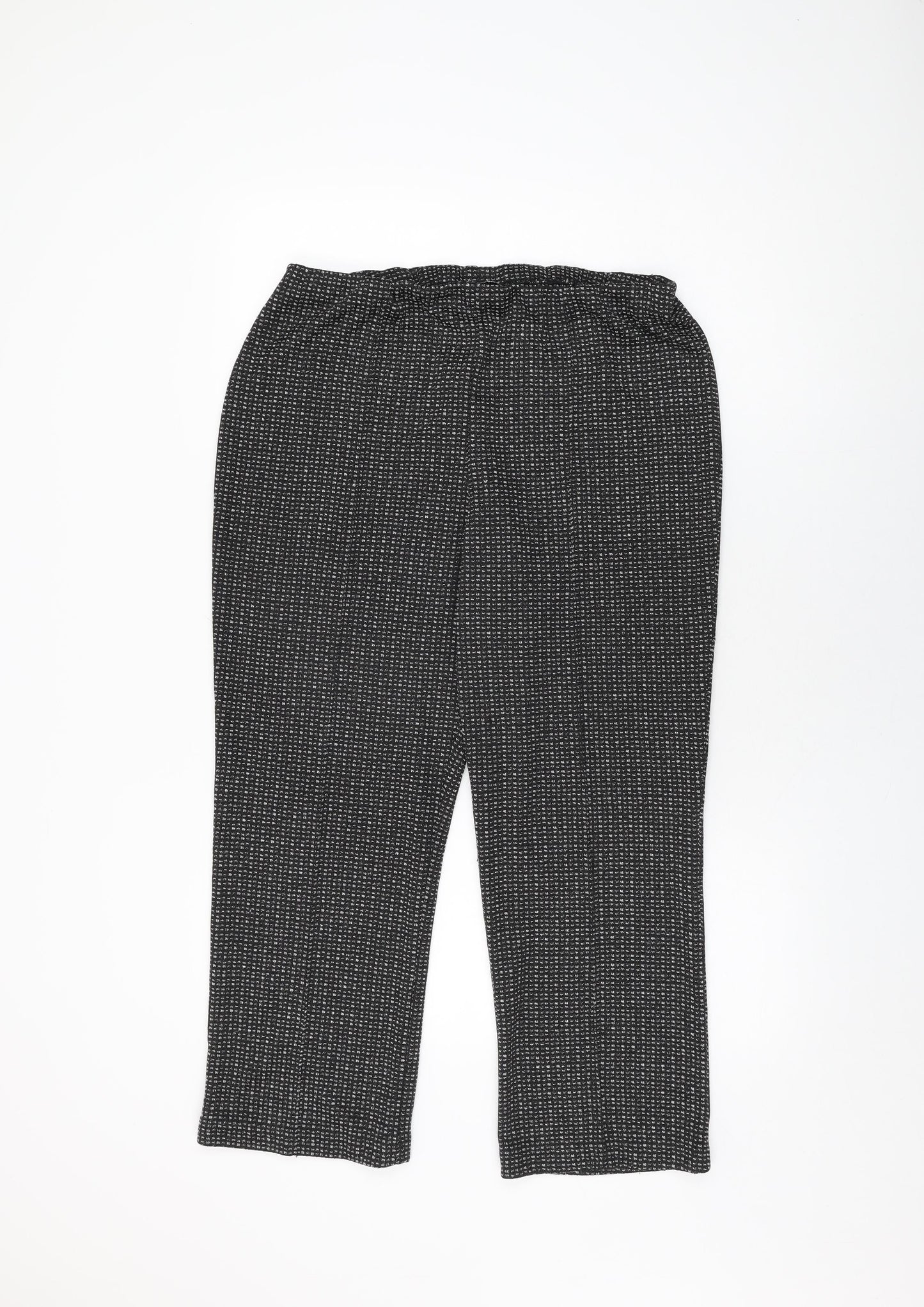Womens UK Size 16 Bonmarché Regular Fit  Black Trousers