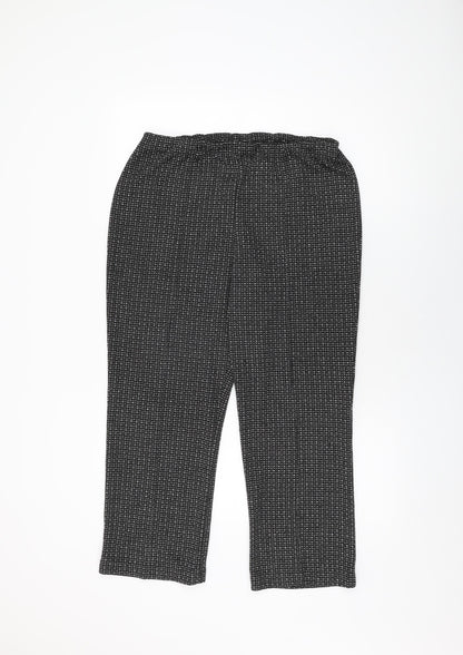 Womens UK Size 16 Bonmarché Regular Fit  Black Trousers