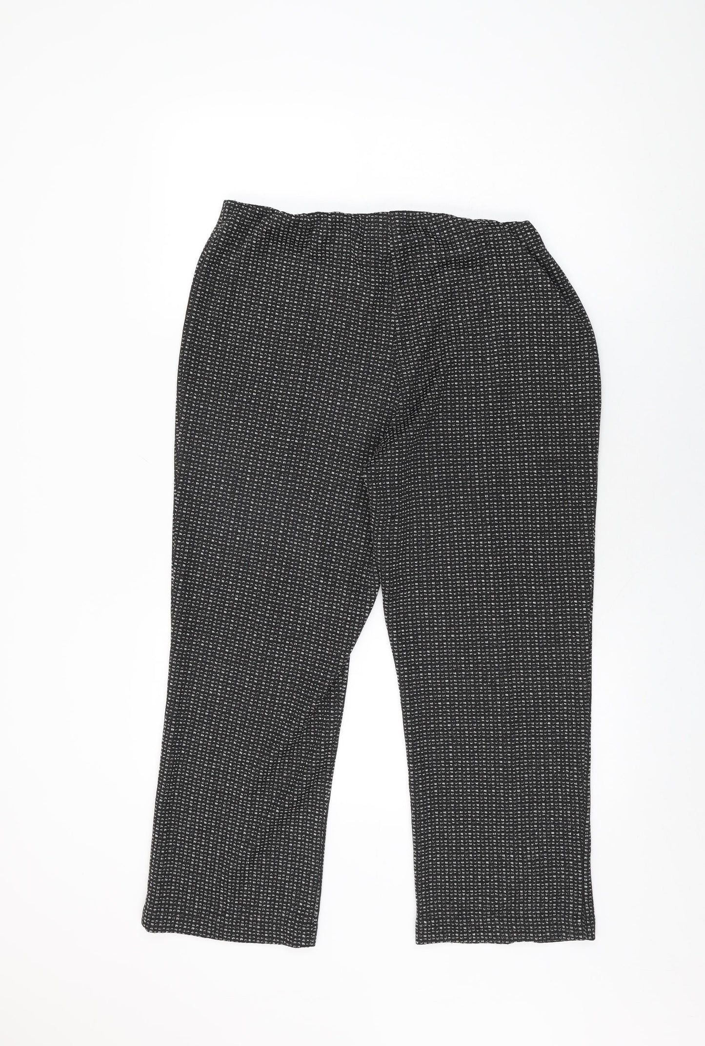 Womens UK Size 16 Bonmarché Regular Fit  Black Trousers