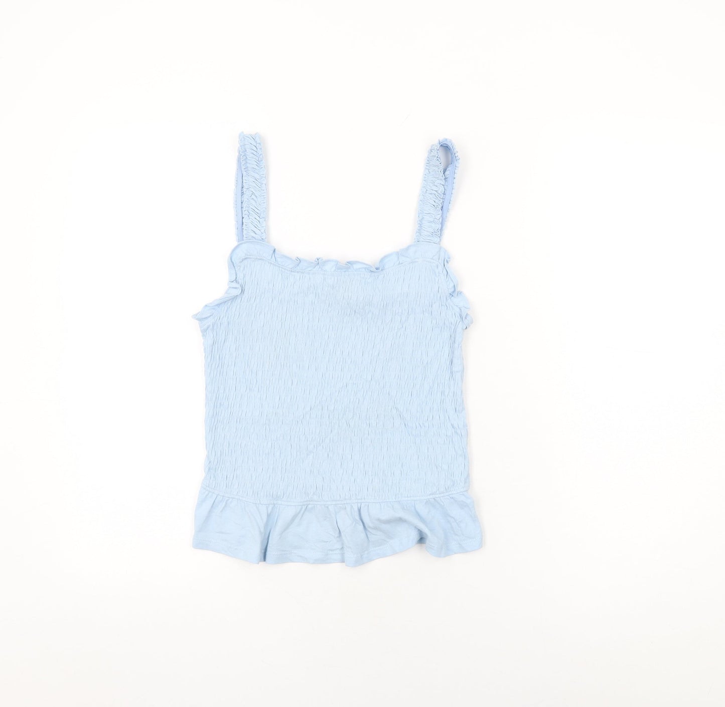 Womens UK Size 12 New Look Blue Basic T-Shirt