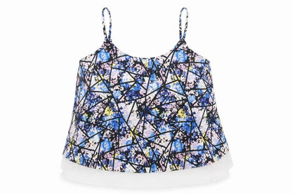 Womens UK Size 22 Definitions Multicoloured Camisole T-Shirt