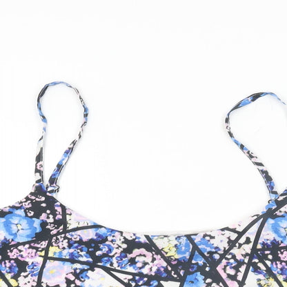 Definitions Womens Multicoloured Floral Polyester Camisole T-Shirt Size 22 V-Neck