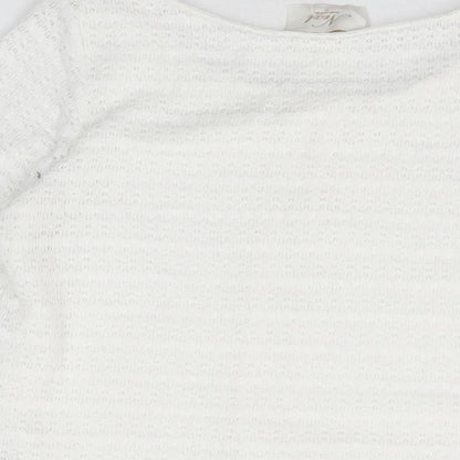 Womens UK Size 12 NEXT White Basic T-Shirt