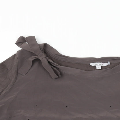 Womens UK Size 12 Per Una Grey Basic T-Shirt