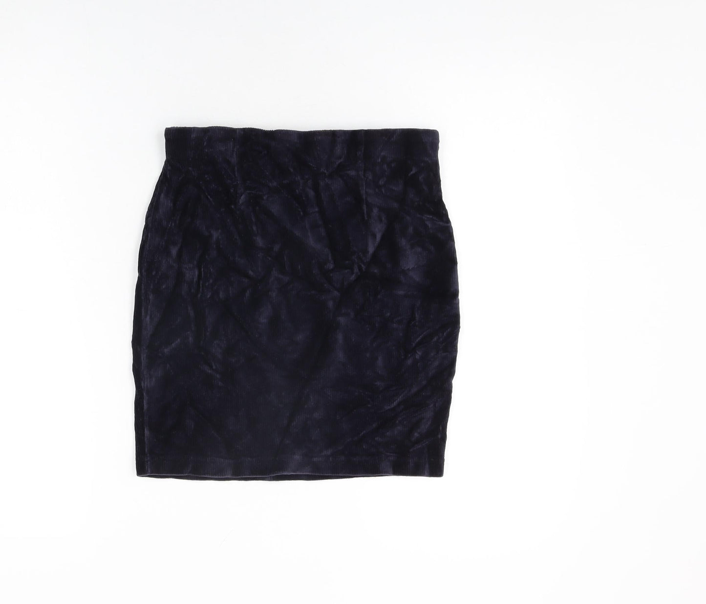 Womens UK Size 12 Warehouse Mini Velour Skirt