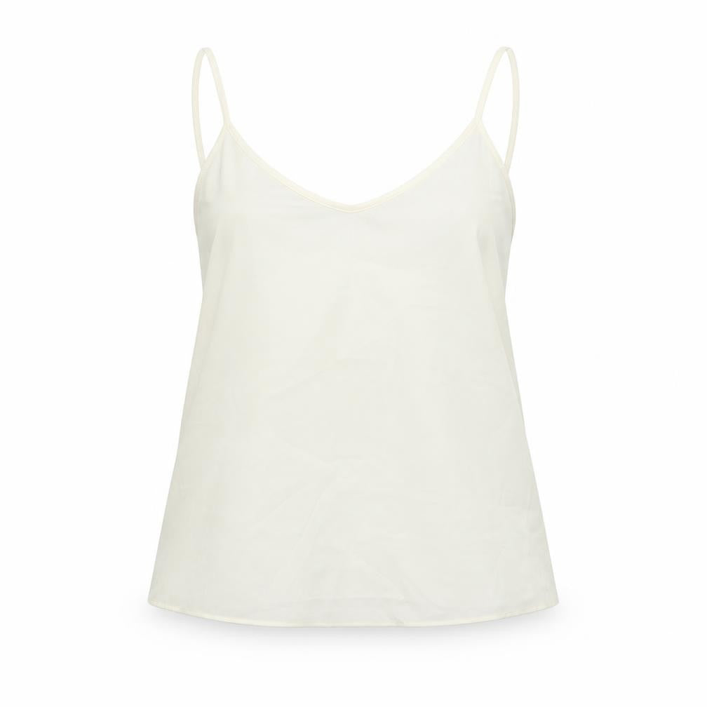 Womens UK Size 6 Topshop White Camisole T-Shirt
