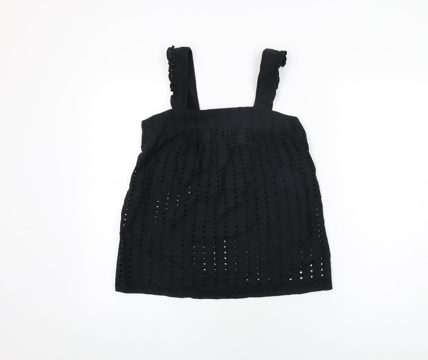 Womens UK Size 6 NEXT Black Basic T-Shirt