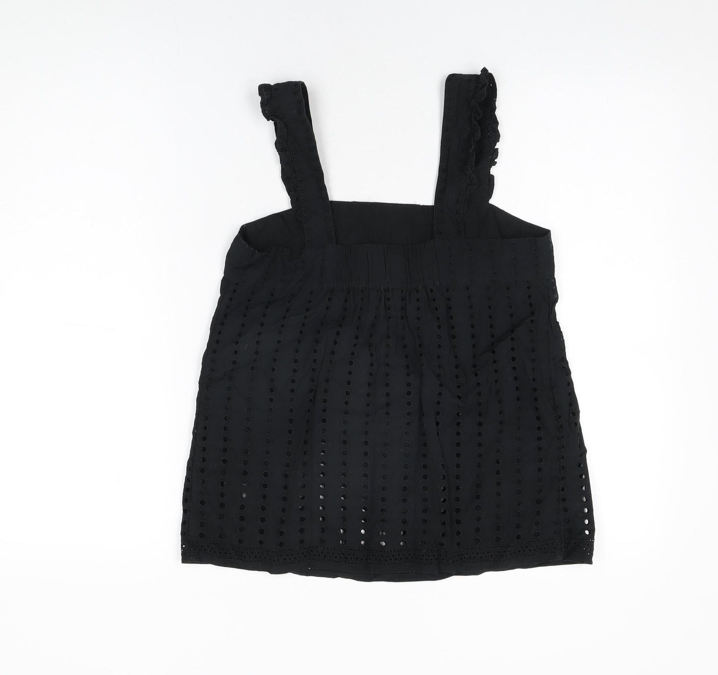 Womens UK Size 6 NEXT Black Basic T-Shirt