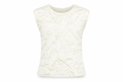 Womens UK Size 12 Pure Ivory Basic T-Shirt