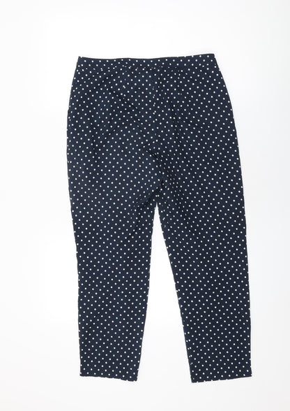 Womens UK Size 10 Miss Selfridge Regular Fit  Blue Trousers