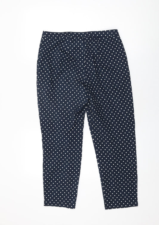 Womens UK Size 10 Miss Selfridge Regular Fit  Blue Trousers