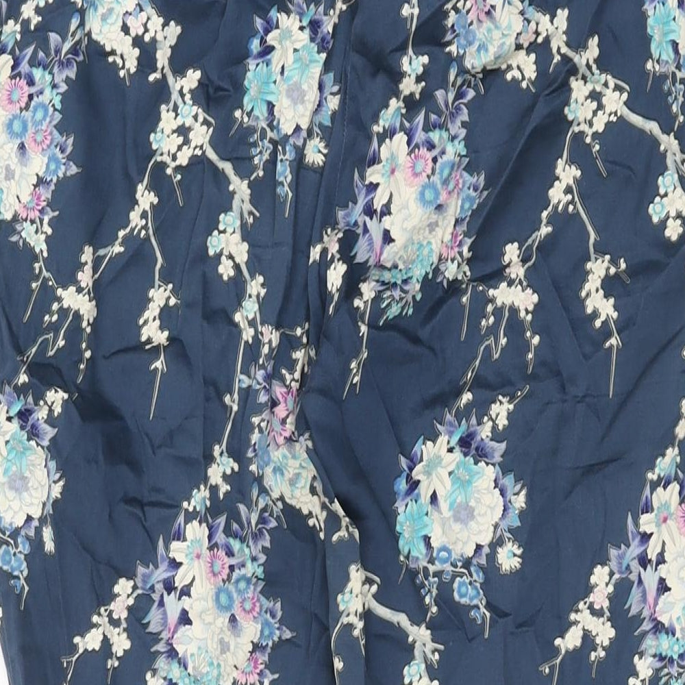 Womens UK Size 10 Oasis Regular Fit  Blue Trousers