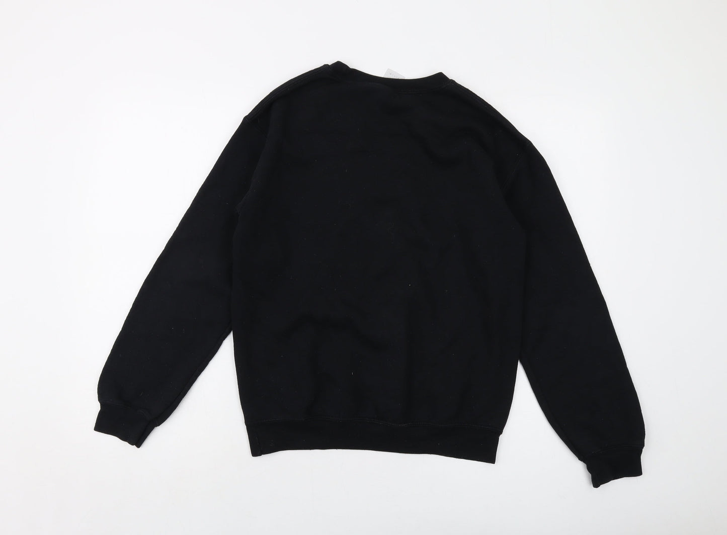 Brooklyn Womens Black Cotton Pullover Sweatshirt Size S Pullover
