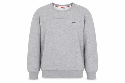 Slazenger Boys Grey Polyester Pullover Sweatshirt Size 13 Years Pullover