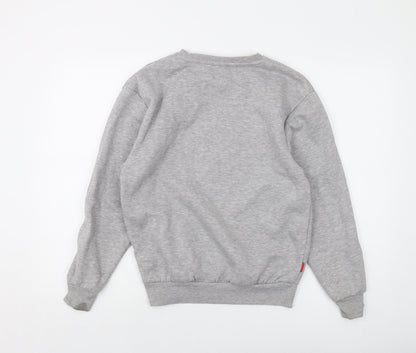 Slazenger Boys Grey Polyester Pullover Sweatshirt Size 13 Years Pullover