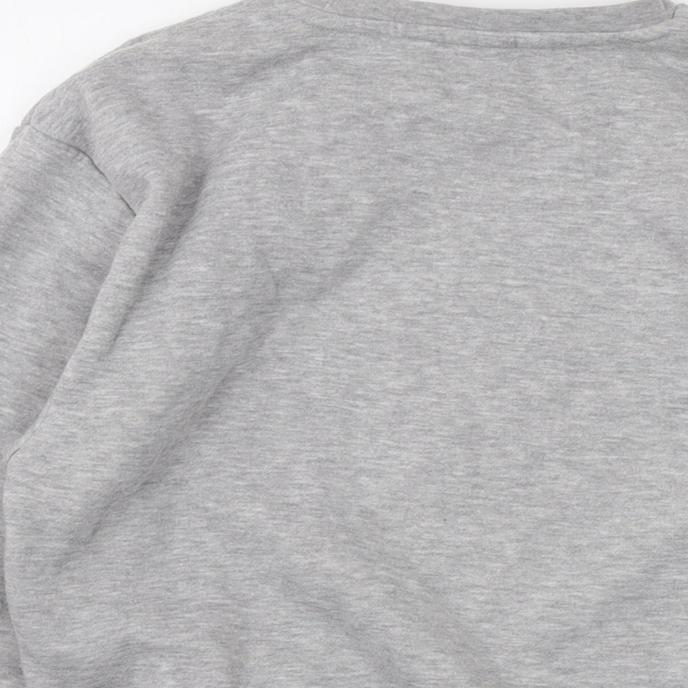 Slazenger Boys Grey Polyester Pullover Sweatshirt Size 13 Years Pullover