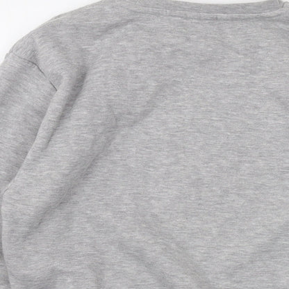 Slazenger Boys Grey Polyester Pullover Sweatshirt Size 13 Years Pullover