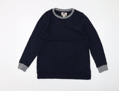 Womens UK Size S Lands' End Blue Pullover Sweatshirt