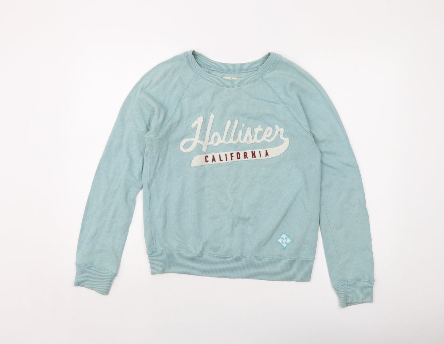 Hollister Womens Green Cotton Pullover Sweatshirt Size XS Pullover