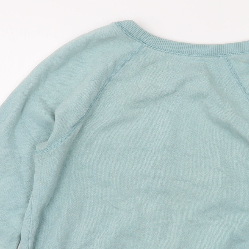 Hollister Womens Green Cotton Pullover Sweatshirt Size XS Pullover