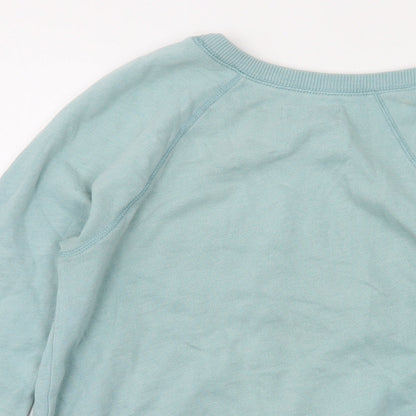 Hollister Womens Green Cotton Pullover Sweatshirt Size XS Pullover