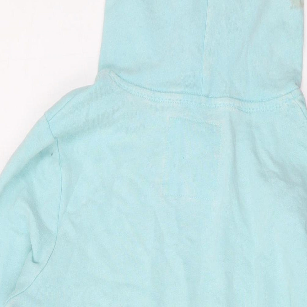 Hollister Womens Blue Cotton Pullover Hoodie Size M Pullover