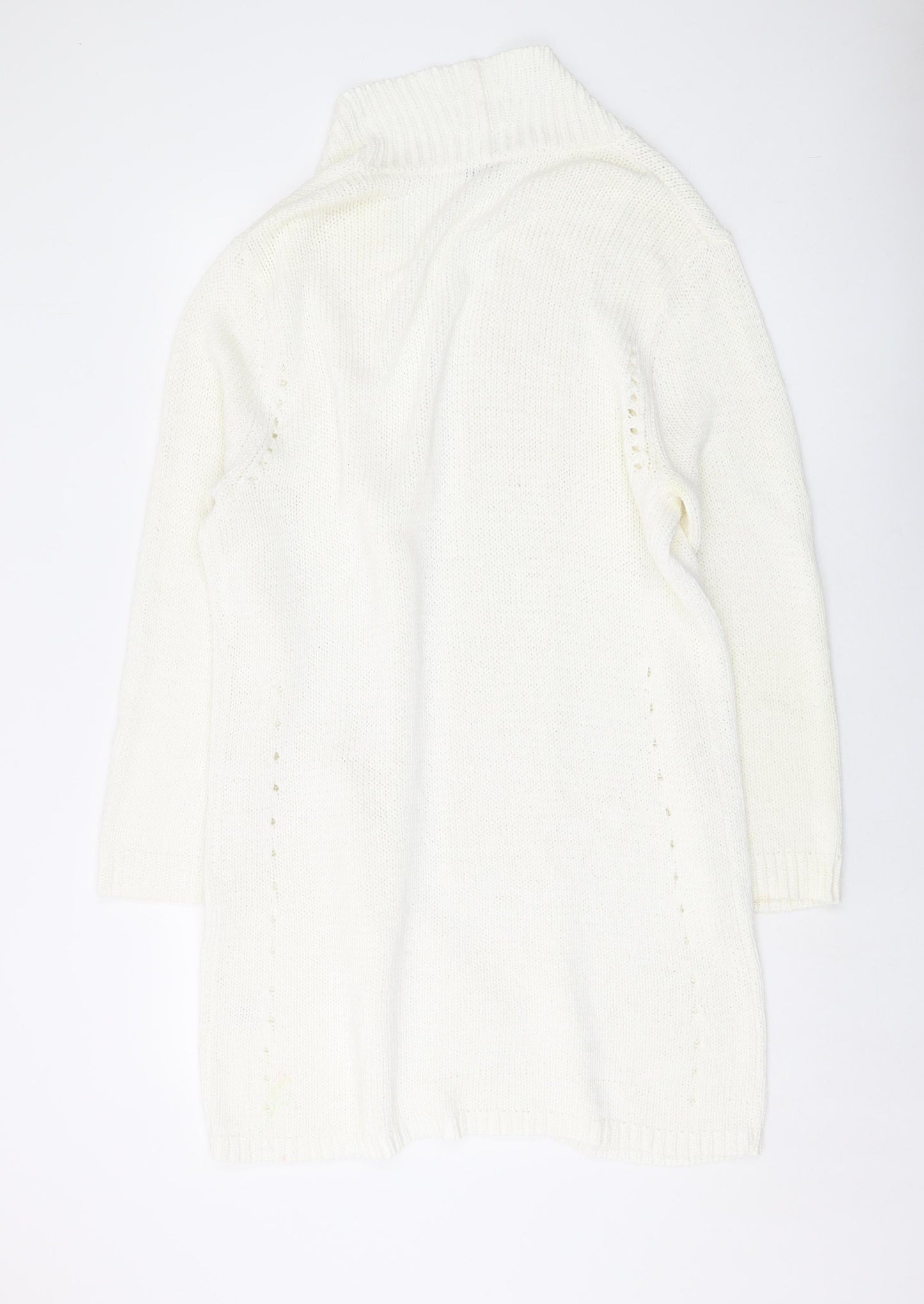 Womens UK Size XL Planet Ivory Cardigan Jumper
