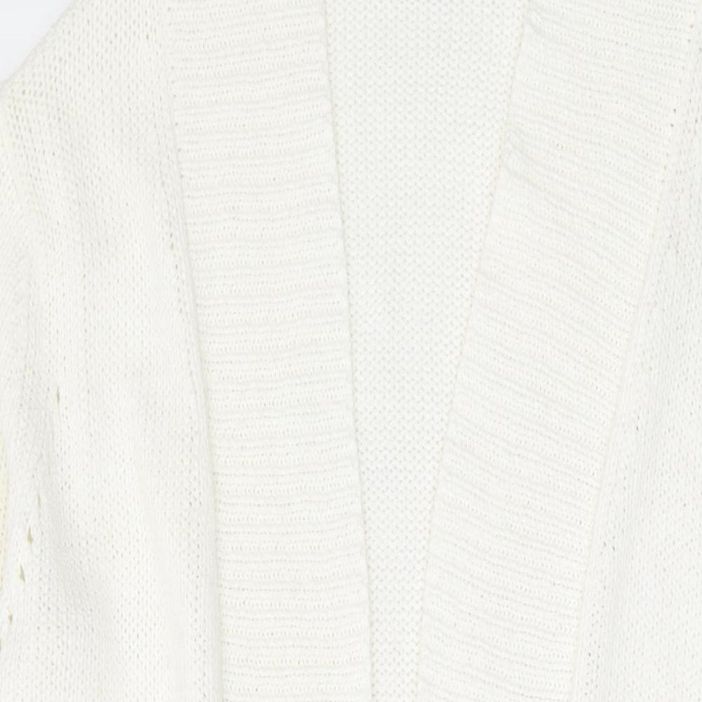 Womens UK Size XL Planet Ivory Cardigan Jumper