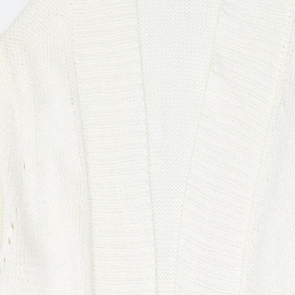 Womens UK Size XL Planet Ivory Cardigan Jumper