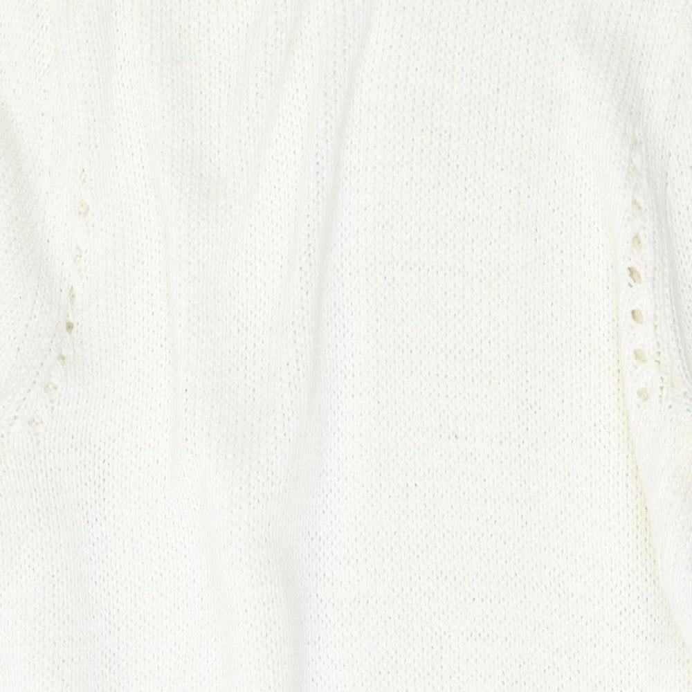 Womens UK Size XL Planet Ivory Cardigan Jumper